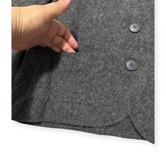 Vintage Nina Ricci Gray Wool Blend Jacket, Size 42 FR/M - Picture 10 of 14